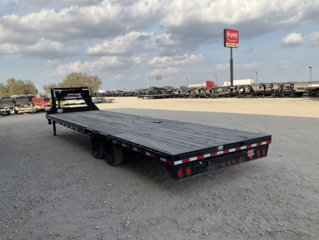 Used 2021 PJ 102"x30' Gooseneck Flatbed- LS