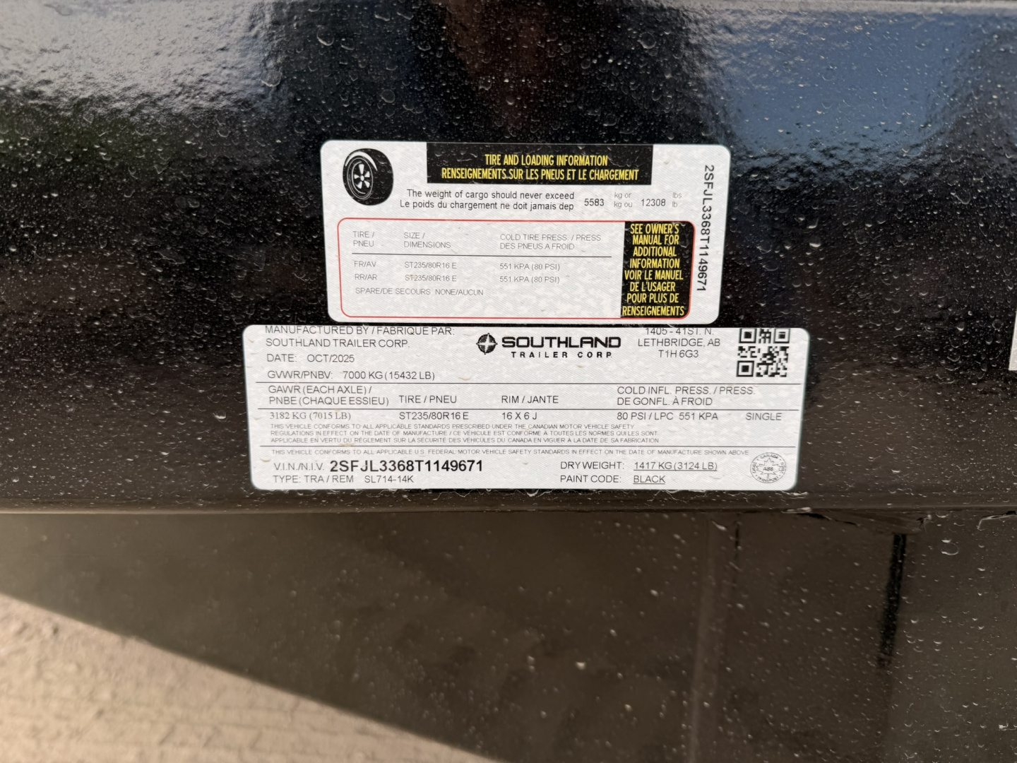 New 2026 Southland Trailers 7-14 Dump 7K Axles