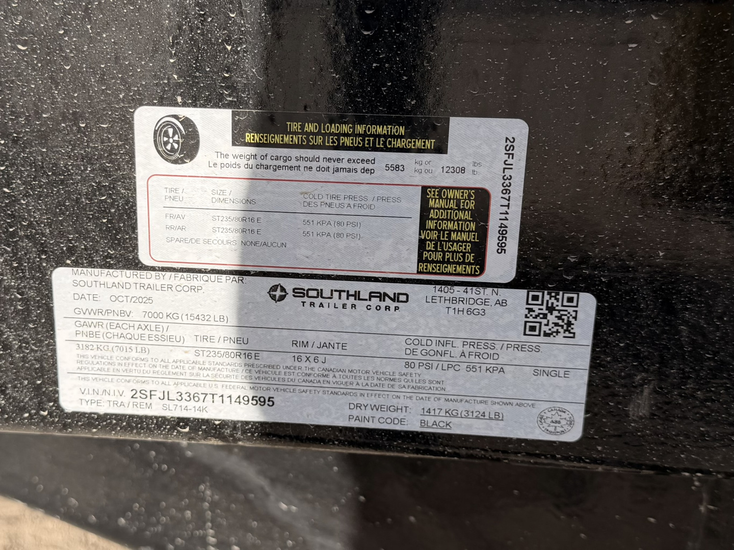 New 2026 Southland Trailers 7-14 Dump 7K Axles