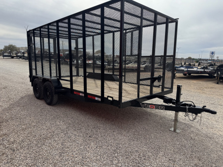 New 2025 Veqor 7 X 16 TRASH TRAILER 7,000 LBS Utility Trailer
