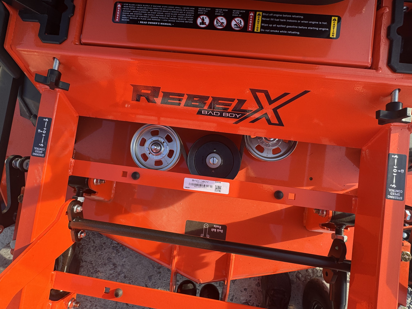 New 2026 Bad Boy REBEL X 61" KAWASAKI FX1000V EFI BRBX61385KA Lawn Mowers