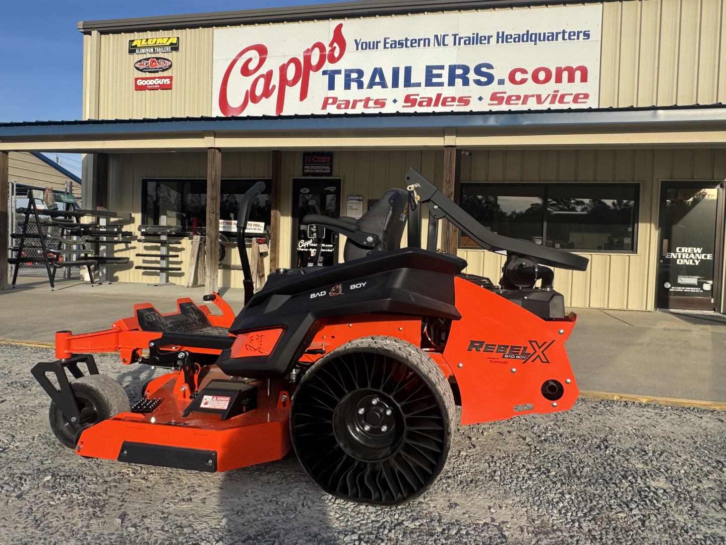 New 2026 Bad Boy REBEL X 61" KAWASAKI FX1000V EFI BRBX61385KA Lawn Mowers