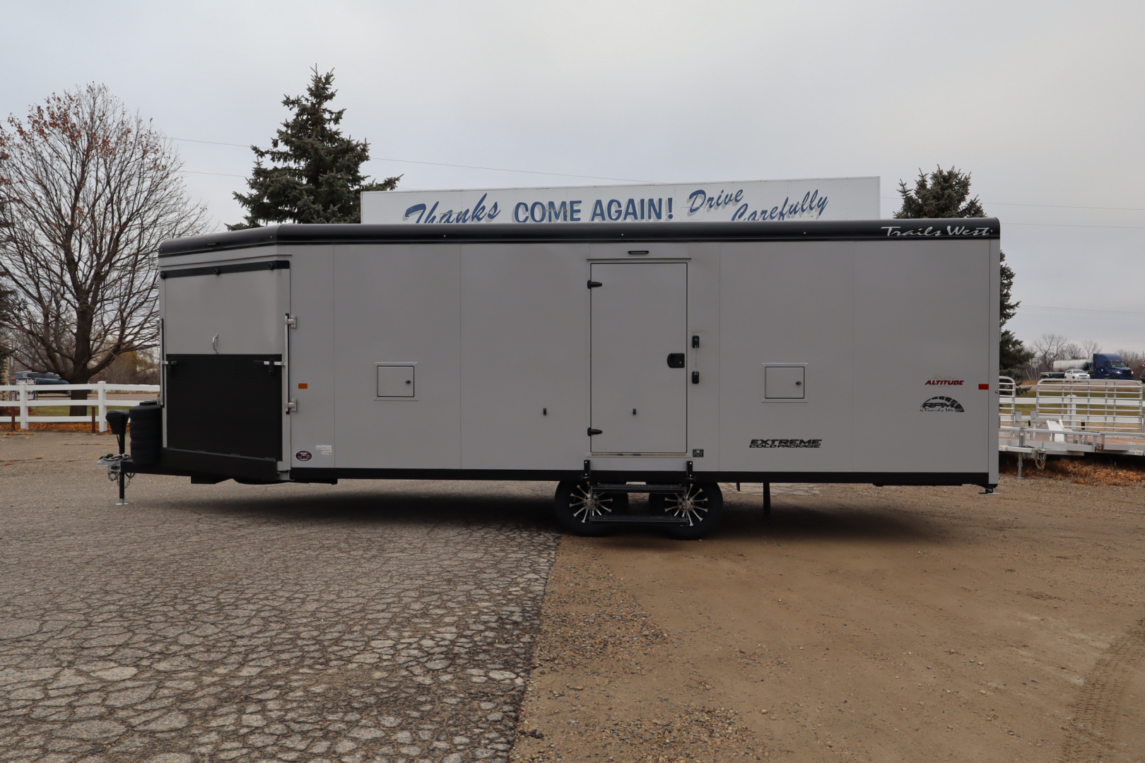New 2026 Trails West RPM 28' BP Snowmobile Trailer