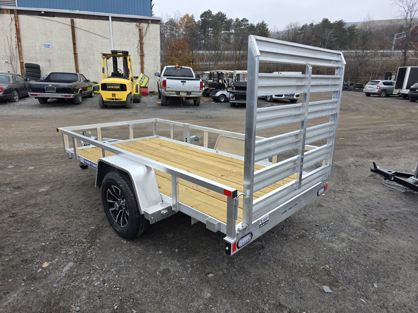New 2026 Sure-Trac 5X10 ALUMINUM Utility Trailer