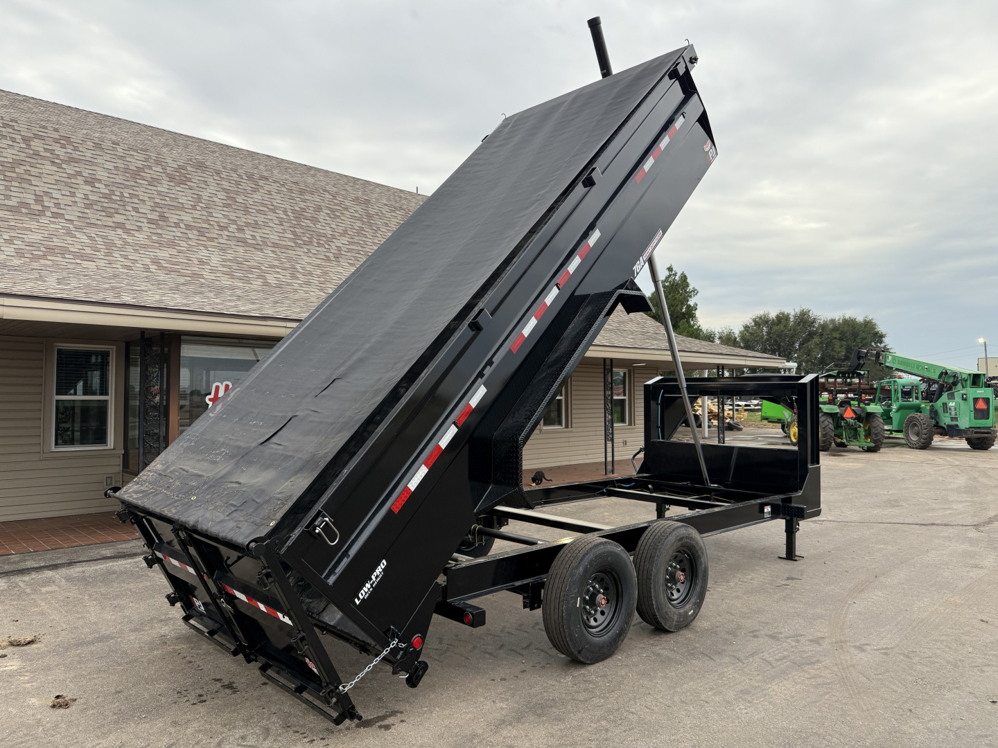 New 2026 PJ 83"x16' GN Tandem Axle Low Pro Telescopic Dump w/ 36" Sides – DT