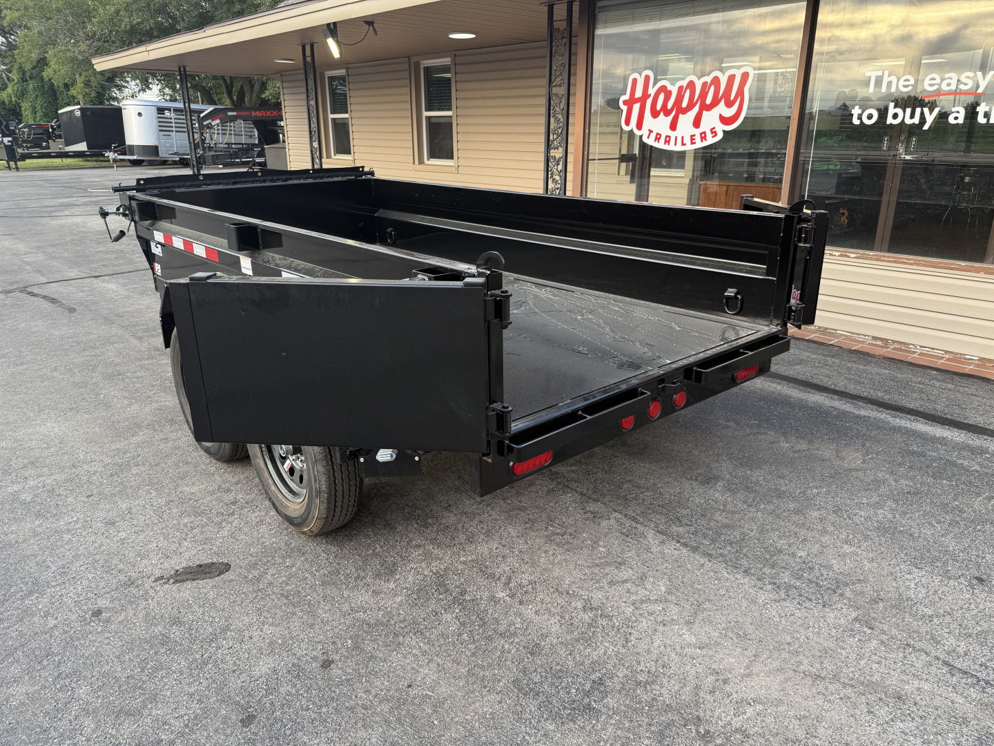 New 2026 PJ 60"x10' Tandem Axle Utility Dump Trailer w/ 18" Sides – D5