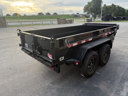 New 2026 PJ 60"x10' Tandem Axle Utility Dump Trailer w/ 18" Sides – D5