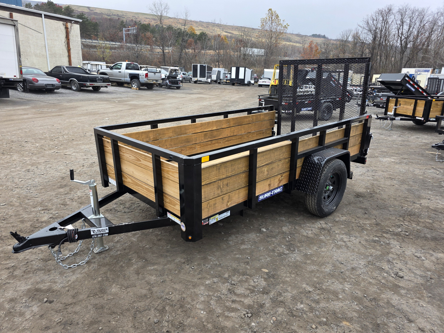 New 2026 Sure-Trac 5X10 - 3 BOARD HIGH SIDE Utility Trailer
