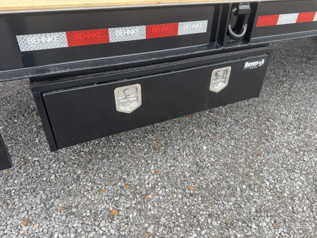 New 2026 Behnke 102"x31' 20 TON Pintle Hitch Tag Trailer *AIR RAMPS*