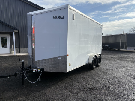 New 2026 Car Mate Trailers 7x14 7K 84  Interior Height Avalanche Cargo / Enclosed Trailer