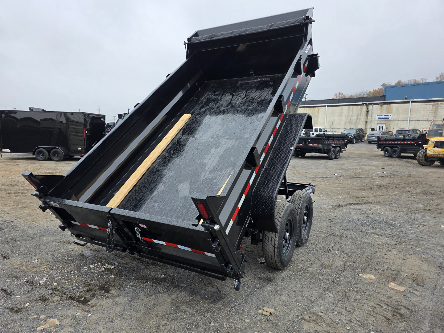 New 2026 Sure-Trac 7X12 12K SCISSOR Dump Trailer