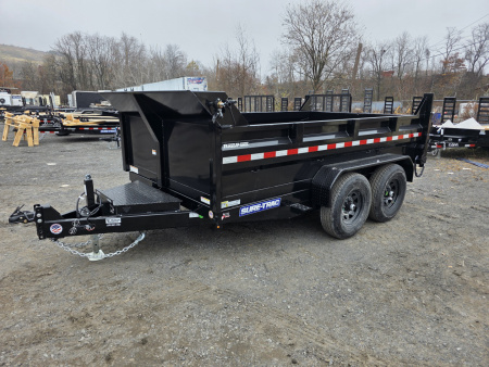 New 2026 Sure-Trac 7X12 12K SCISSOR Dump Trailer