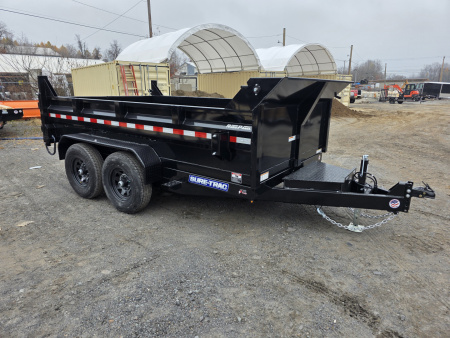 New 2026 Sure-Trac 7X12 12K SCISSOR Dump Trailer