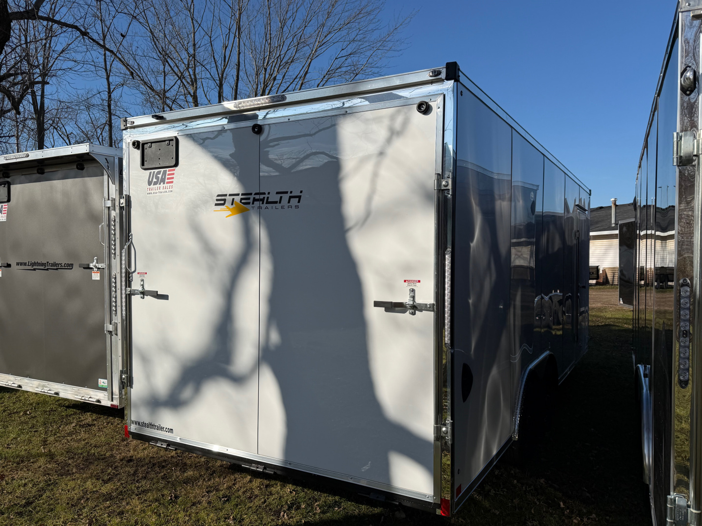 New 2026 Stealth Titan 8.5 x 20 Enclosed Car Hauler with Ramp 10K GVW with 7ft interior and Screwless Exterior