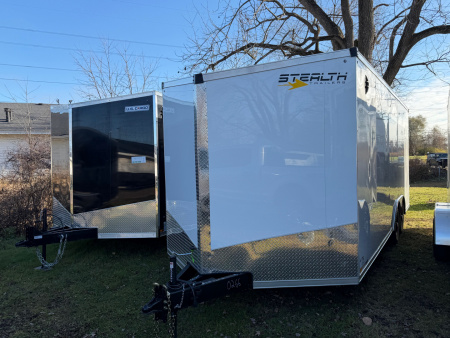 New 2025 Stealth 8.5 x 20 Enclosed Car Hauler with Ramp 7K GVW