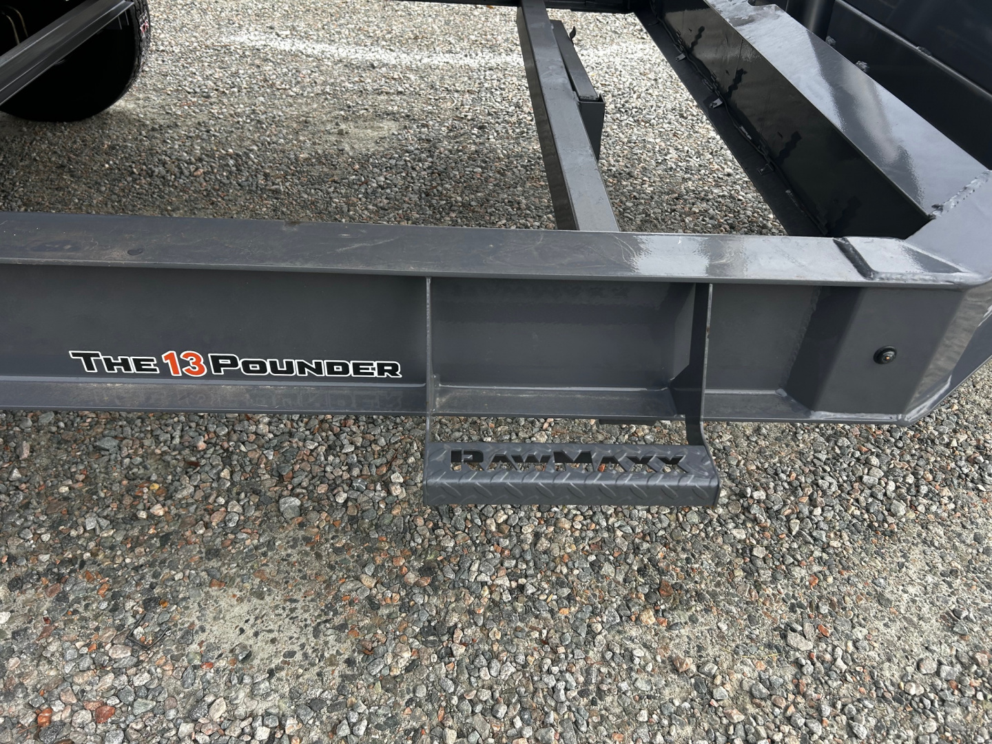 New 2026 RawMaxx 7x14 14K w/ Hydraulic Jack & 3' Sides Dump Trailer