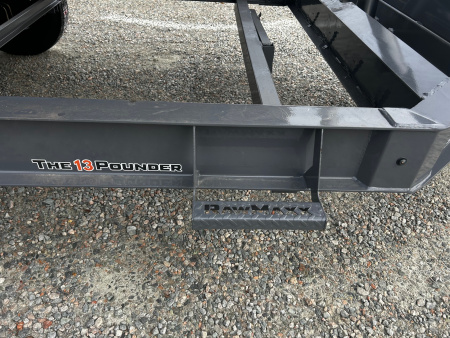 New 2026 RawMaxx 7x14 14K w/ Hydraulic Jack & 3' Sides Dump Trailer