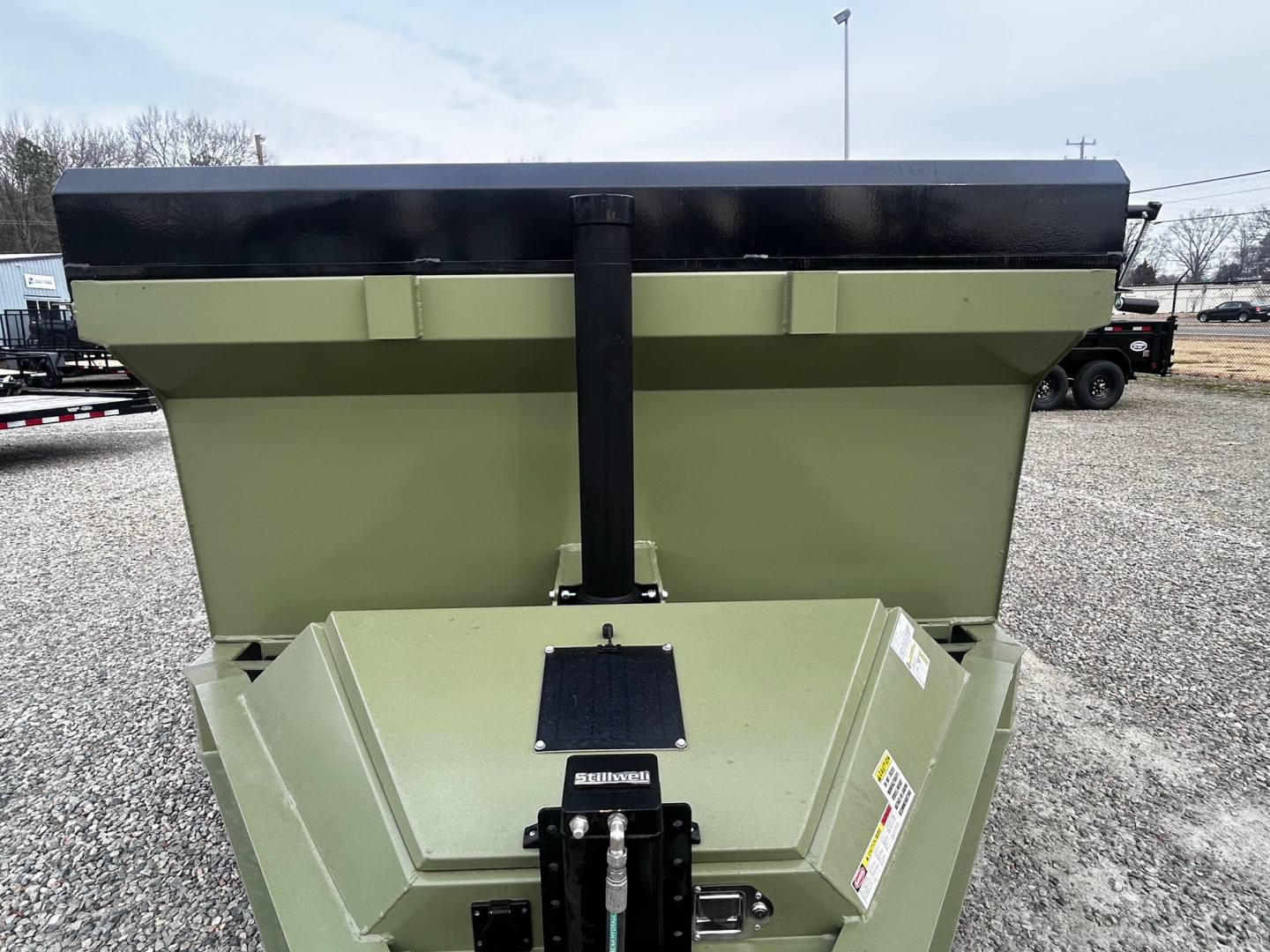 New 2026 RawMaxx 7x16 14K w/ 3' Sides & Hydraulic Jack Dump Trailer