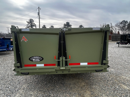 New 2026 RawMaxx 7x16 14K w/ 3' Sides & Hydraulic Jack Dump Trailer