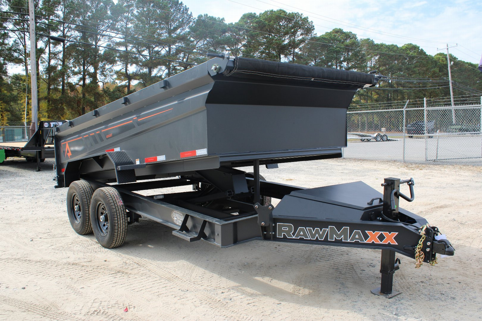 New 2026 RawMaxx 7x14 14K Dump Trailer