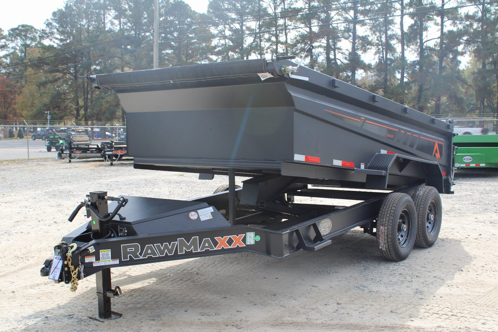 New 2026 RawMaxx 7x14 14K Dump Trailer