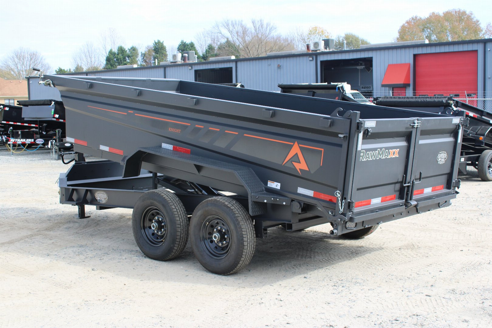 New 2026 RawMaxx 7x14 14K Dump Trailer