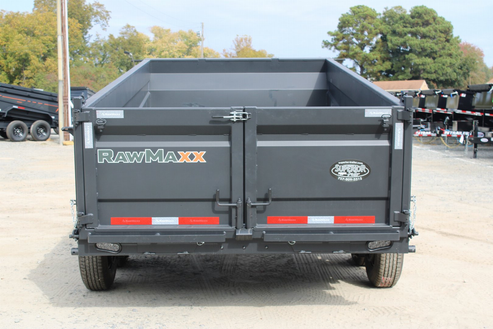 New 2026 RawMaxx 7x14 14K Dump Trailer