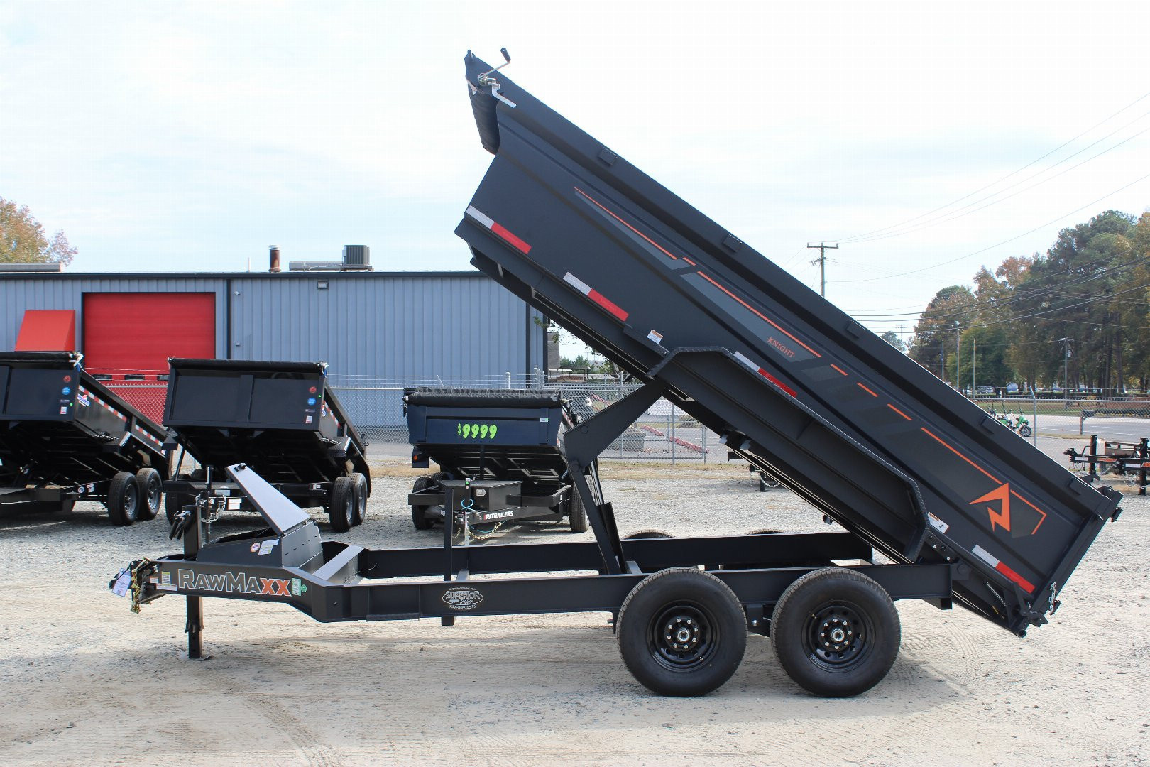 New 2026 RawMaxx 7x14 14K Dump Trailer