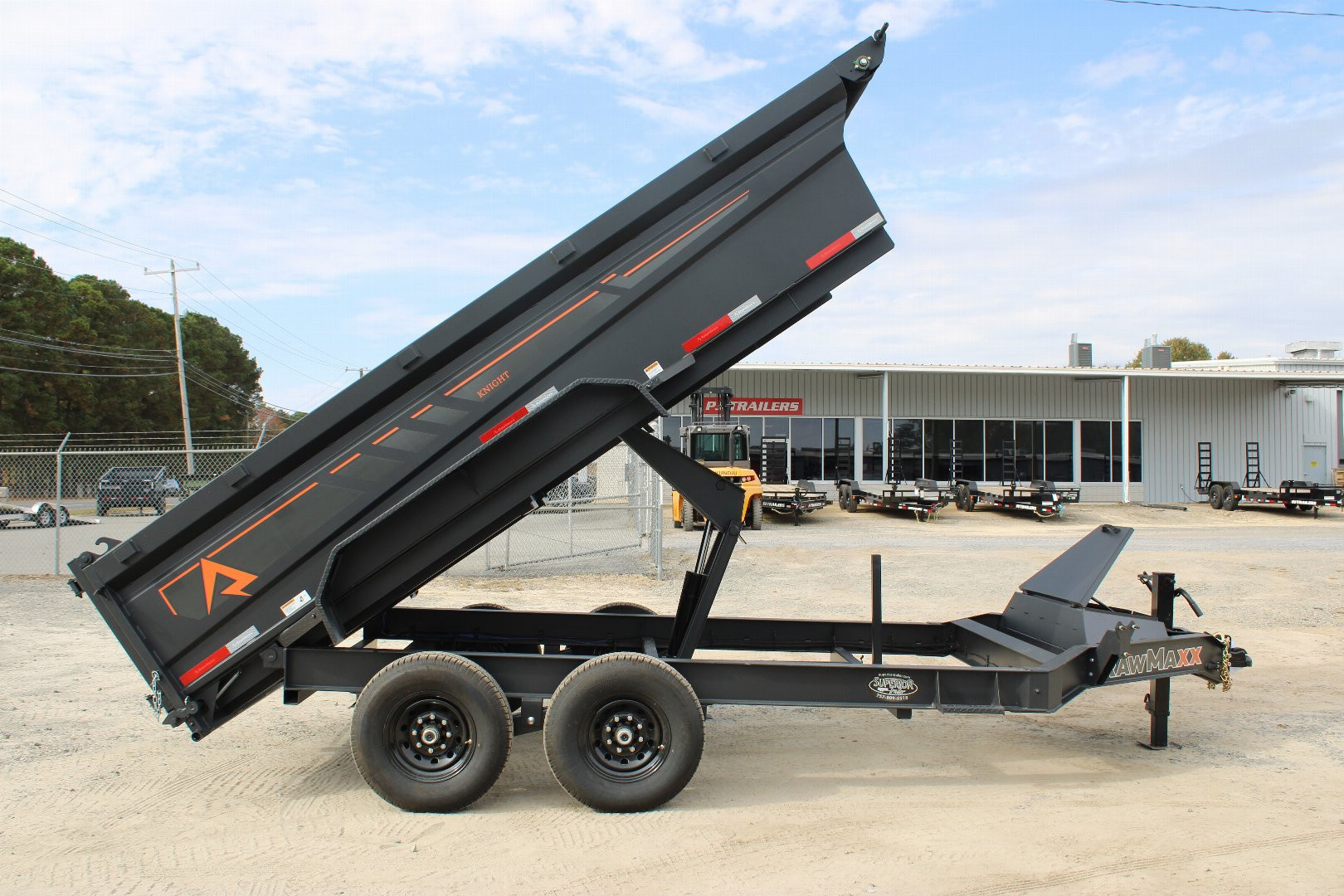 New 2026 RawMaxx 7x14 14K Dump Trailer