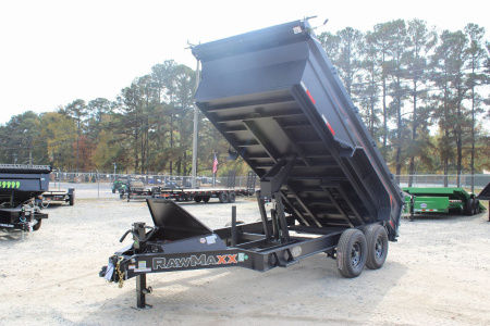 New 2026 RawMaxx 7x14 14K Dump Trailer