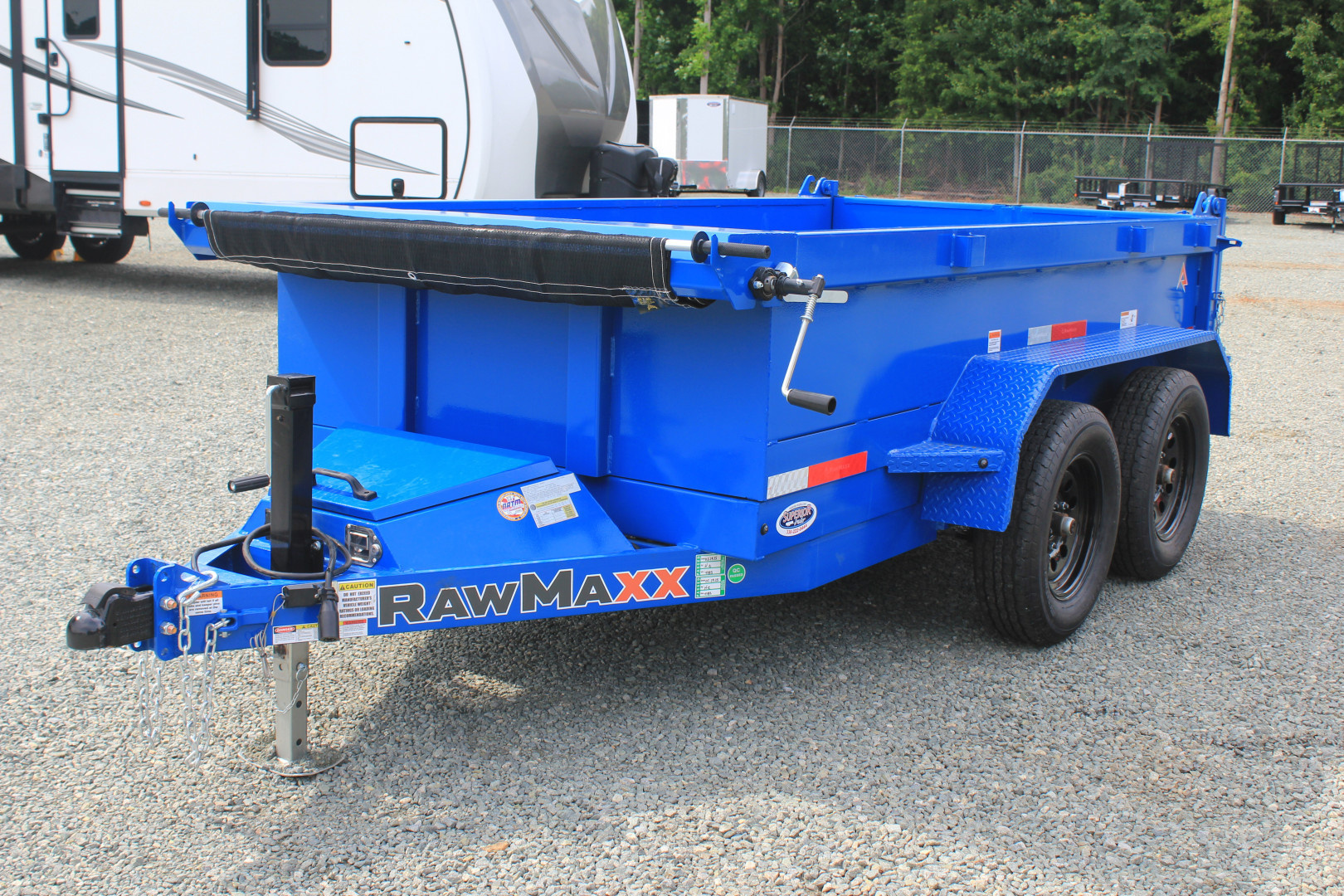 New 2026 RawMaxx SDX 5x10 7K Dump Trailer Dump Trailer