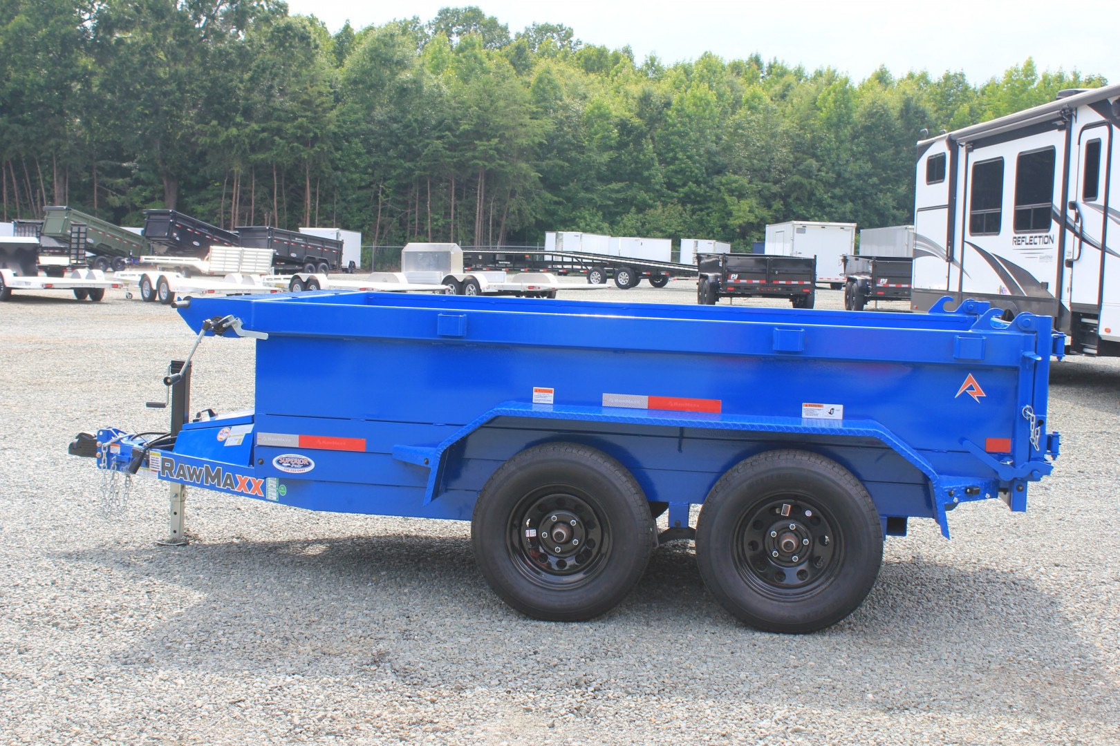 New 2026 RawMaxx SDX 5x10 7K Dump Trailer Dump Trailer