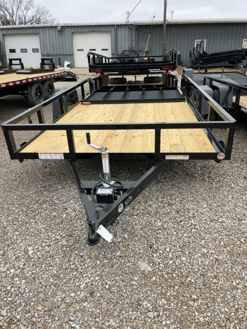 New 2026 Sure-Trac 7 X 12 TUBE TOP UTILITY 5K BRAKE Utility Trailer