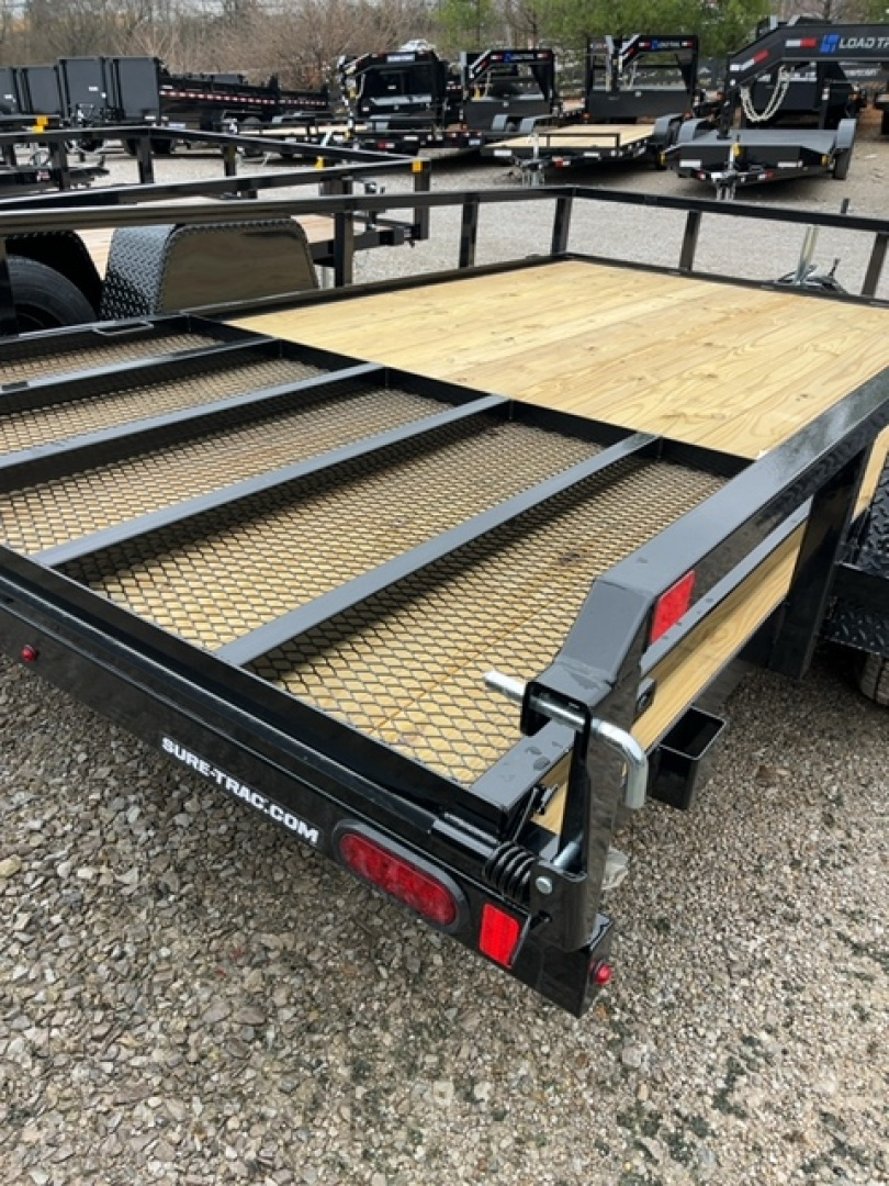 New 2026 Sure-Trac 7 X 12 TUBE TOP UTILITY 5K BRAKE Utility Trailer