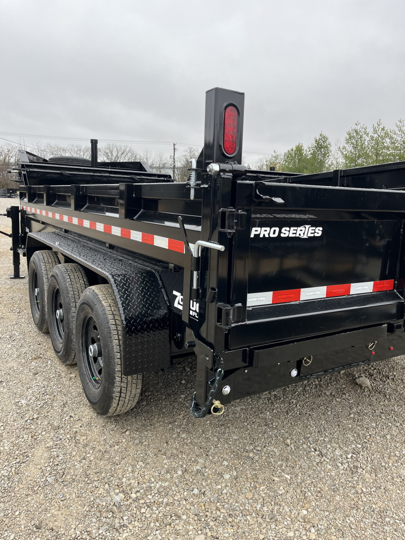 New 2026 Sure-Trac 7 X 16 PRO TELESCOPIC GOOSENECK Dump Trailer