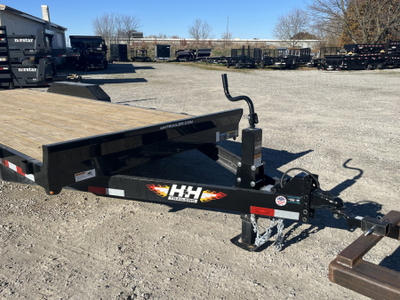 New 2026 H&H Trailers 82x20 18+2 Equipment Trailer 14K GVWR Drive over Fenders