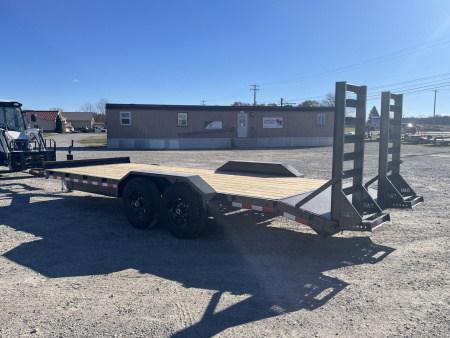 New 2026 H&H Trailers 82x20 18+2 Equipment Trailer 14K GVWR Drive over Fenders