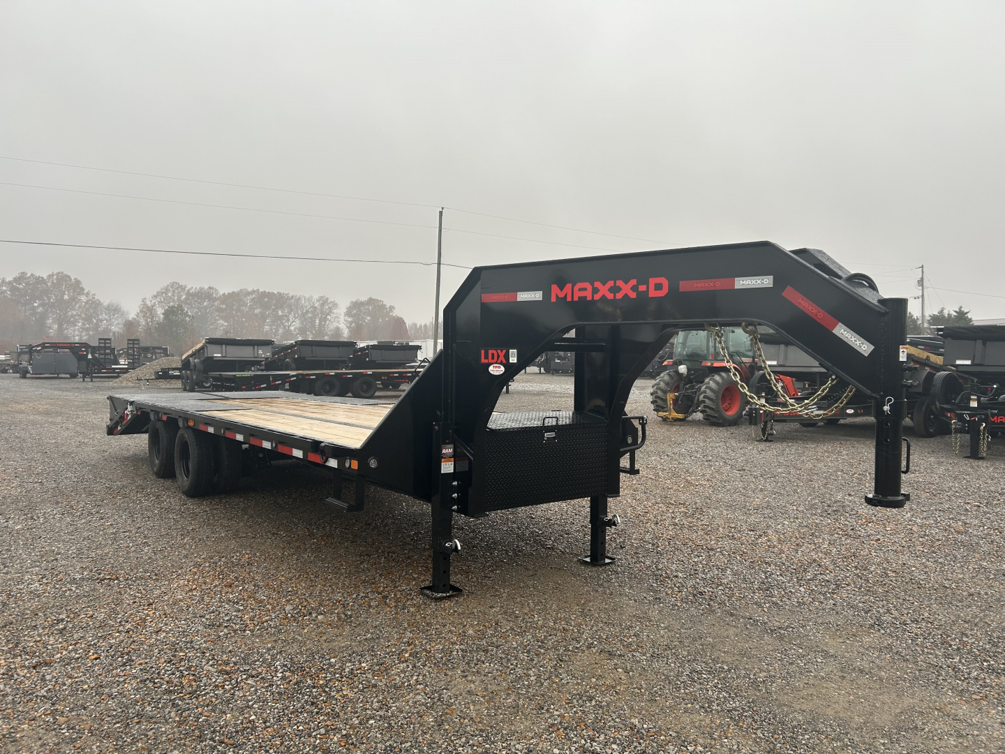 New 2026 MAXXD Gooseneck Flatbed Trailer | 102" x 25' 25K GVWR