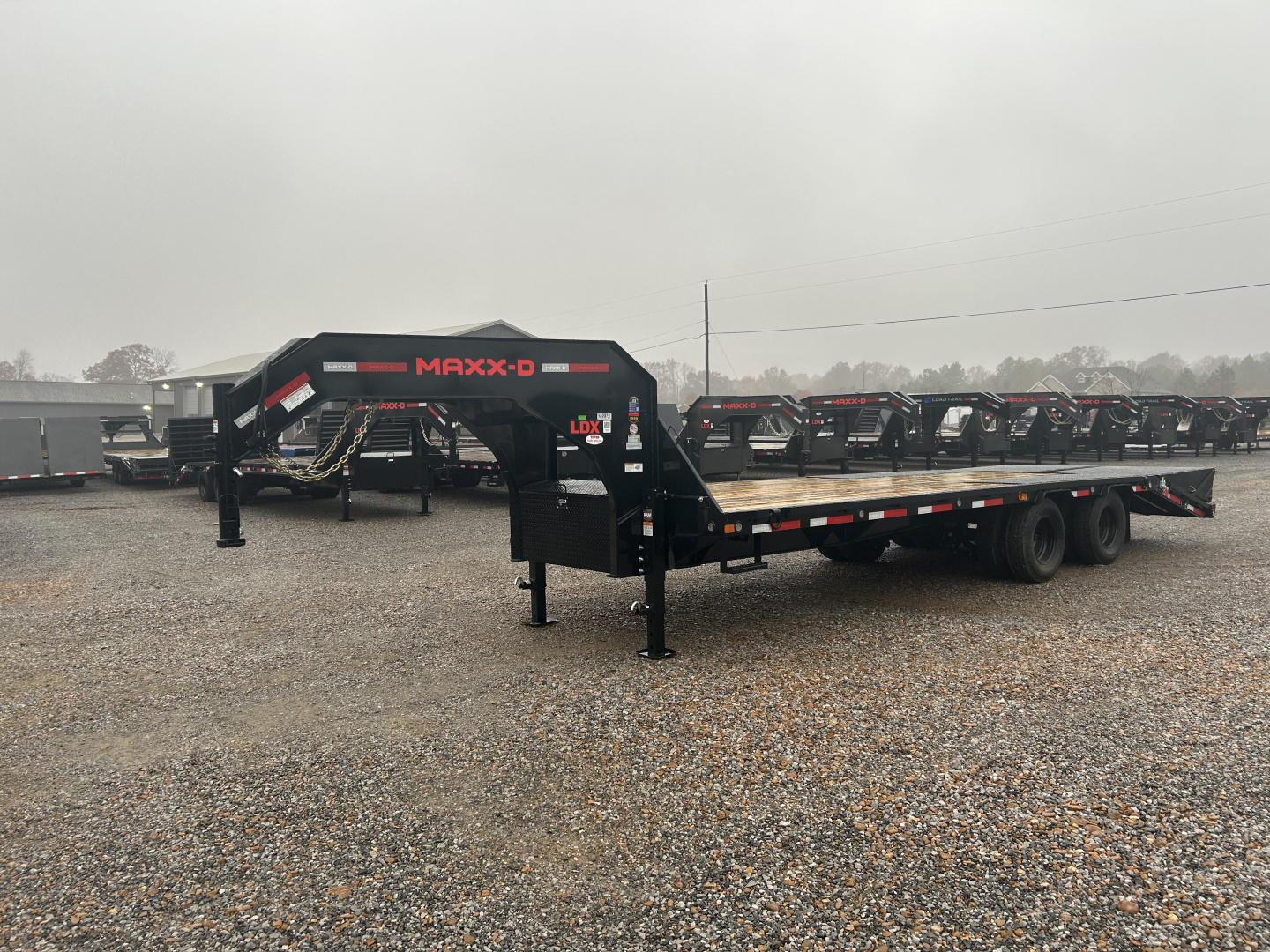 New 2026 MAXXD Gooseneck Flatbed Trailer | 102" x 25' 25K GVWR
