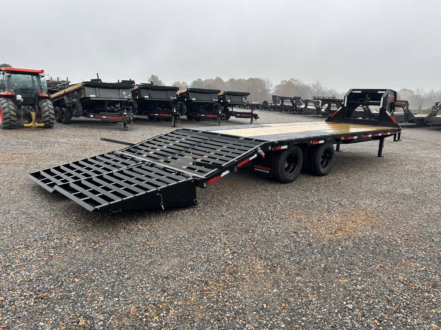 New 2026 MAXXD Gooseneck Flatbed Trailer | 102" x 25' 25K GVWR