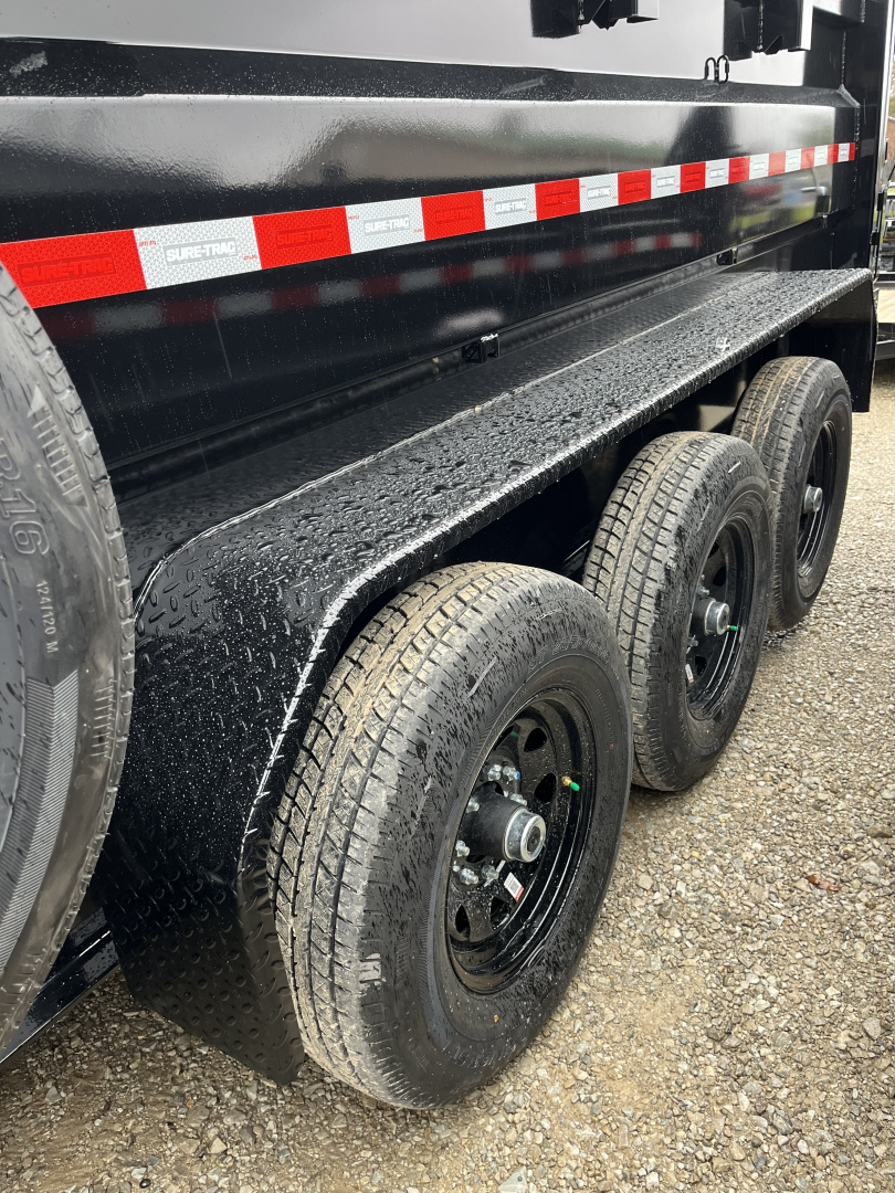 New 2026 Sure-Trac 7 X 16 PRO TELESCOPIC GOOSENECK Dump Trailer
