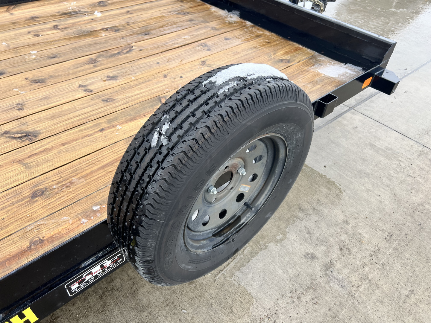 Used 2019 Big Tex Trailers 18' flat 7K Flatbed Trailer