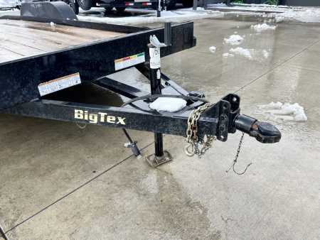 Used 2019 Big Tex Trailers 18' flat 7K Flatbed Trailer
