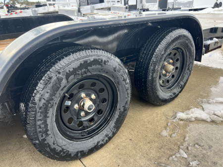 Used 2019 Big Tex Trailers 18' flat 7K Flatbed Trailer