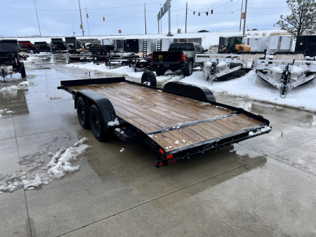 Used 2019 Big Tex Trailers 18' flat 7K Flatbed Trailer