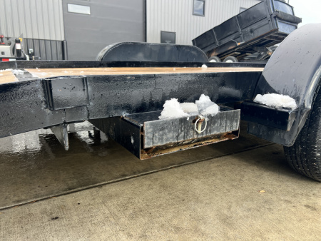 Used 2019 Big Tex Trailers 18' flat 7K Flatbed Trailer