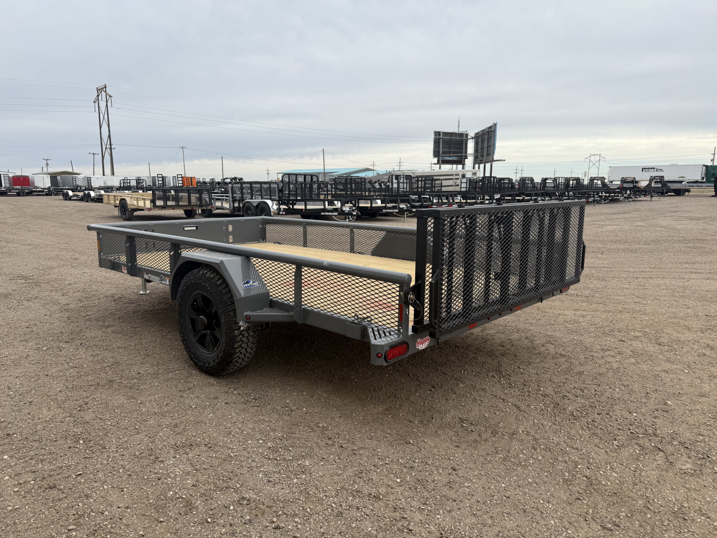 New 2026 Diamond C 77"x12' BP Venture Edition Utility Trailer - PSA135