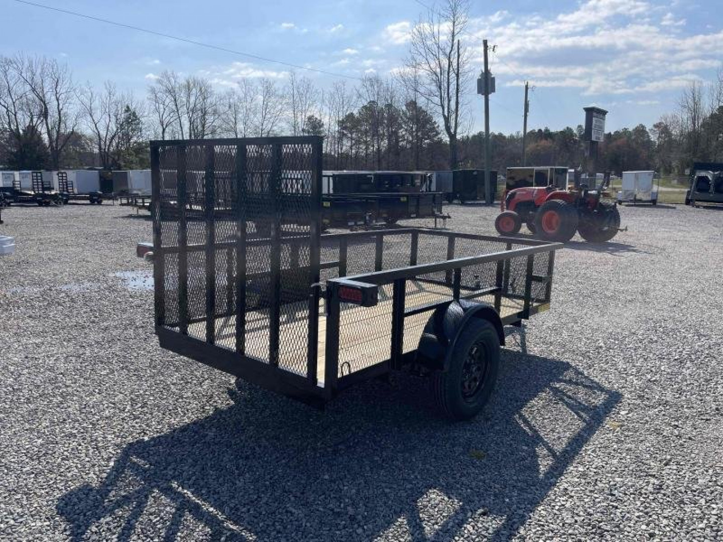 New 2026 Down 2 Earth Trailers 5x10 w/ Gate and 2' Expanded Sides Utility Trailer