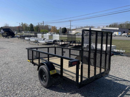 New 2026 Down 2 Earth Trailers 5x10 w/ Gate and 2' Expanded Sides Utility Trailer
