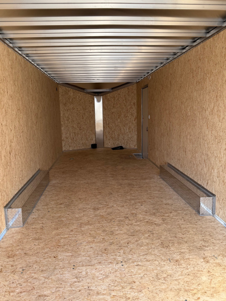 New 2026 Lightning 8.5 x 24 Enclosed All Aluminum Car Hauler with Ramp 10K GVW 7ft Interior Height